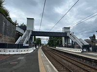 Port Glasgow Train Station new bridge